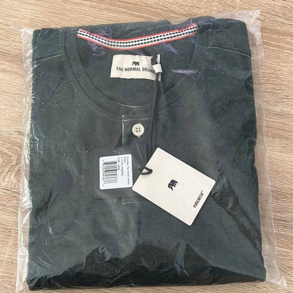 Normal Brand Puremeso Two Button Henley - Picture 2 of 5